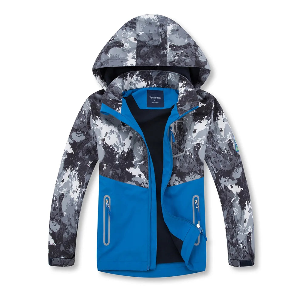 Girls Boys Waterproof Hiking Coat 3-12Yr