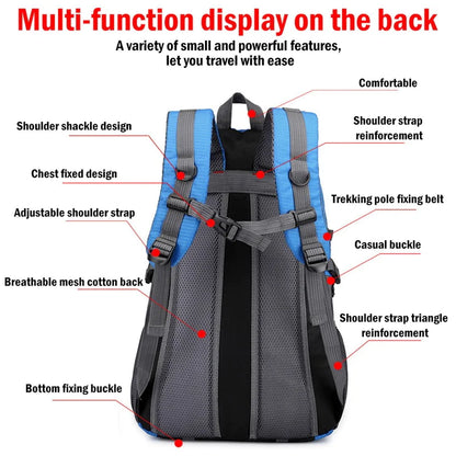 40L Travel Backpack Camping Hiking Bag