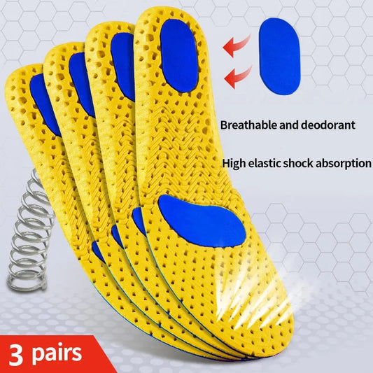 3 Pairs Memory Foam Orthopedic Insoles