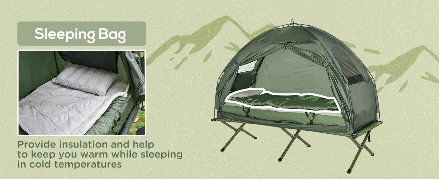 Multifunctional Folding Camping Tent With Sleeping Bag