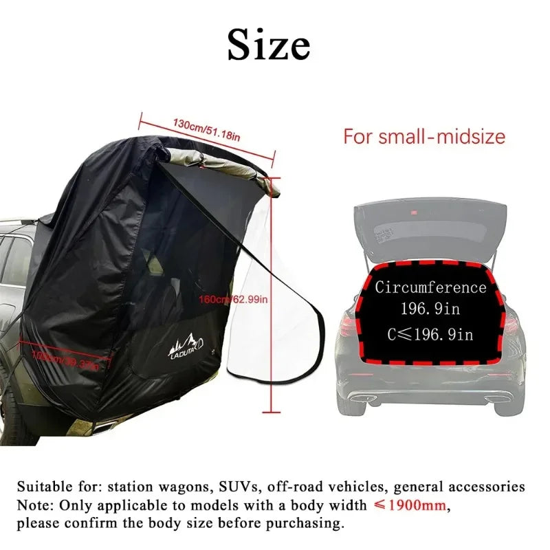 Car SUV Trunk Extension Tent Outdoor