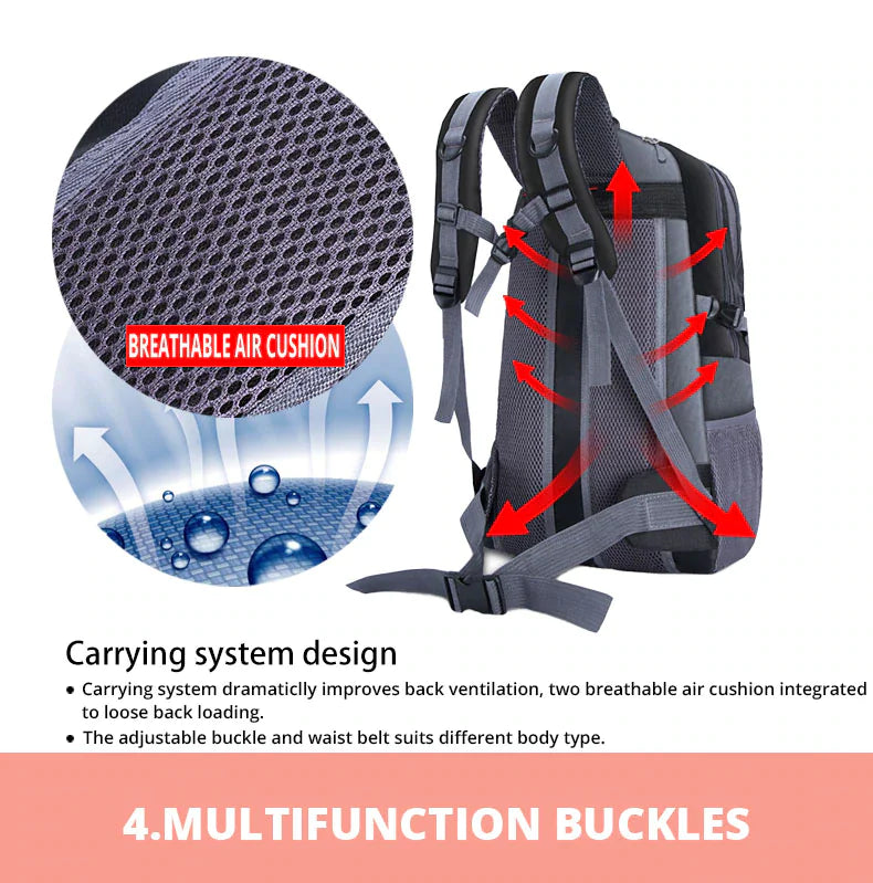 40L Travel Backpack Camping Hiking Bag